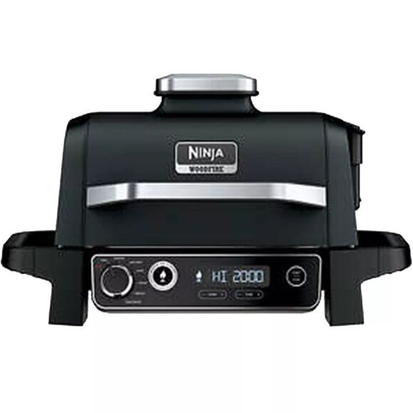 Ninja Woodfire Outdoor Grill (Dimensions D x W x H	23.62"D x 18.58"W x 13.31"H) - Picture 2 of 6